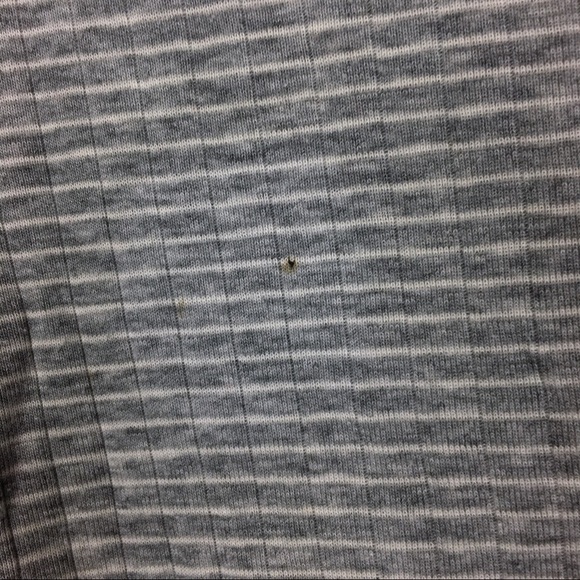 LAUREN RALPH LAUREN Cardigan Top Button Up Stripe Long Sleeve Ribbed Lace Small - Picture 8 of 11